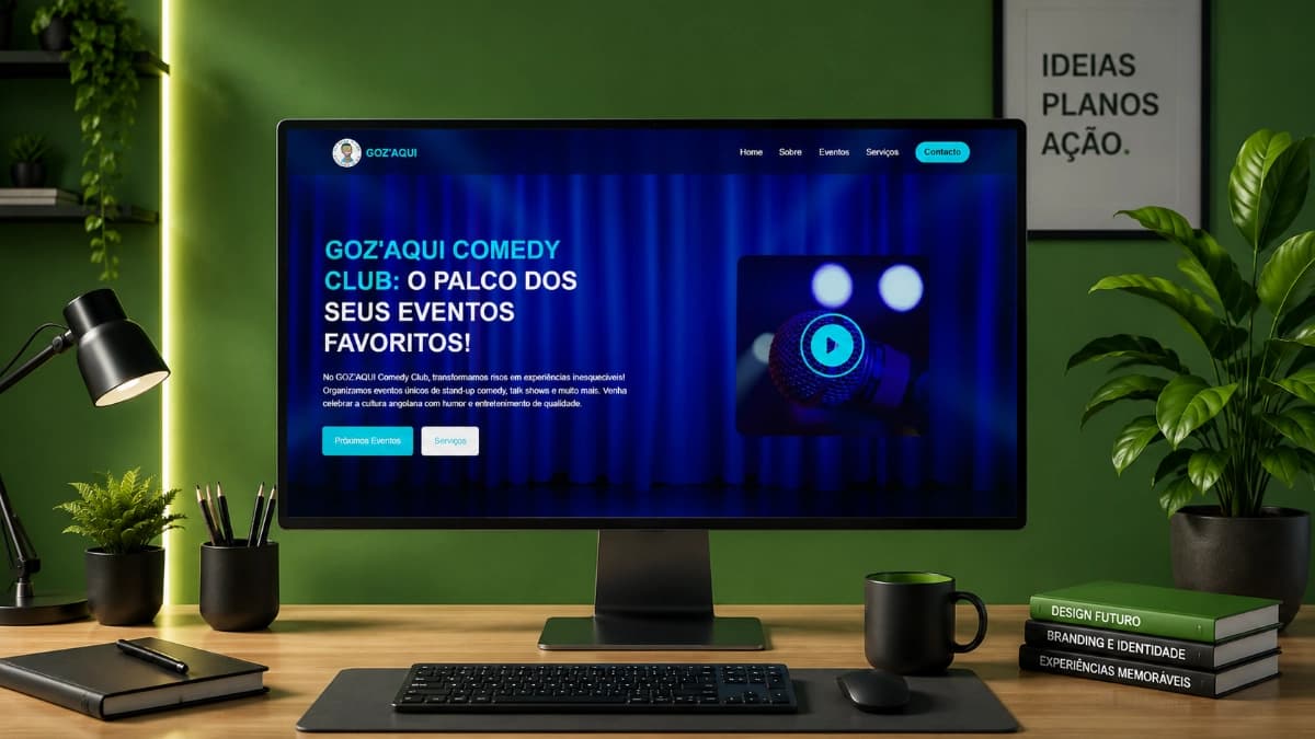 Website Goz'Aqui Comedy Club
